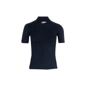 Off-White SS21 Printing Logo Tops Short Sleeve Slim Fit Version Black Off-White SS21 Printing Logo Tops Short Sleeve Slim Fit Version Black