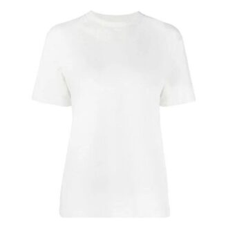 Off-White SS21 Solid Color Round Neck Pullover Short Sleeve Ordinary Version White Off-White SS21 Solid Color Round Neck Pullover Short Sleeve Ordinary Version White