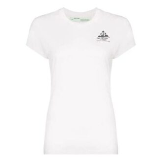 Off-White Virgil Abloh cotton fitted tee White
