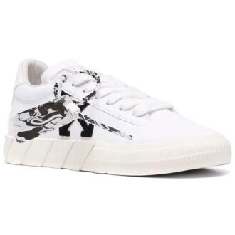 Off-White Vulc Eco Canvas Low Sneaker “White Black”