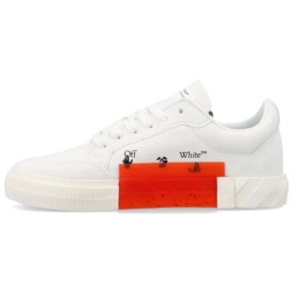Off-White Vulc Low Canvas Sneaker “White Black Orange”