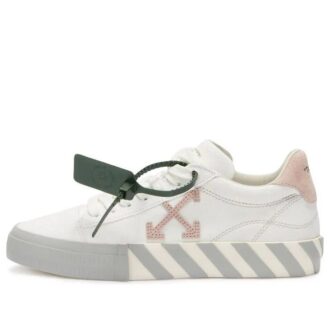 Off-White Vulc Low Canvas Sneaker “White Pink Grey”