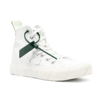 Off-White Vulcanised High-Top Sneaker “White Green”