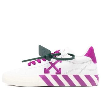 Off-White Vulcanized Low-Top Sneakers “White Purple”
