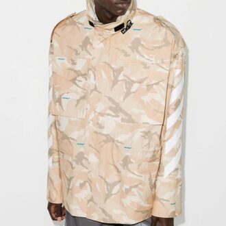 Off-White x Browns 50 Camouflage Military Jacket Off-White x Browns 50 Camouflage Military Jacket