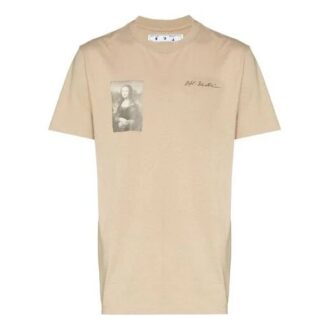 Off-White x Browns 50 Co-branded Mona Lisa Men Cream Color Off-White x Browns 50 Co-branded Mona Lisa Men Cream Color