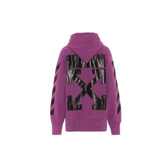 Off-White x Champion logo Sweater Purple