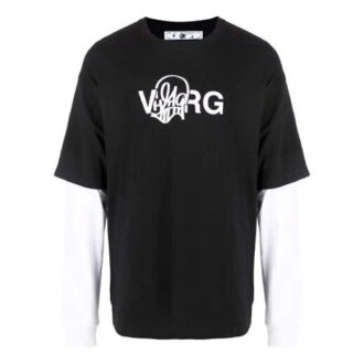 Off-White x Katsu Crossover SS21 Alphabet Printing Long Sleeves Ordinary Version Black Off-White x Katsu Crossover SS21 Alphabet Printing Long Sleeves Ordinary Version Black