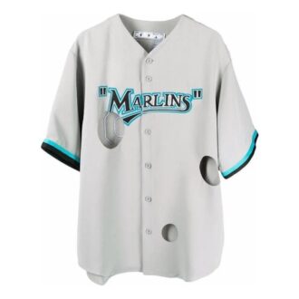 Off-White x New Era x MLB Miami Marlins Shirt “White Blue Black” Off-White x New Era x MLB Miami Marlins Shirt “White Blue Black”