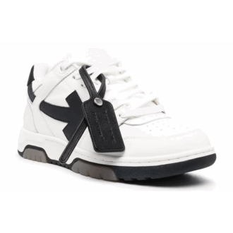 Out Of Office Low-Top Sneakers “White Black”