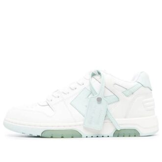 Out Of Office Low-Top Sneakers “White Teal”
