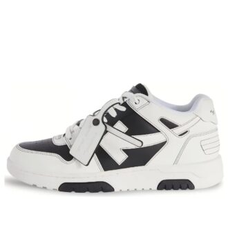 Out Of Office OOO Low Tops “Black White”