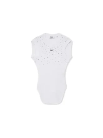 OW X Swarovski Ribbed Kat Top