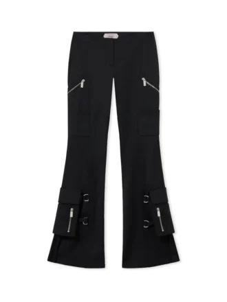 Pocket Belt Flare Pants