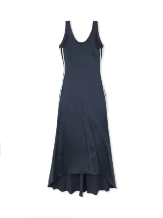 Satin Backless Midi Dress